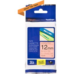 TZe-Schriftbandkassette für P-touch, laminiert, 12mm breit, signalorange