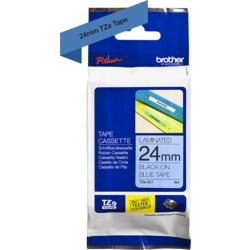 TZe-Schriftbandkassette für P-touch, laminiert, 24mm breit, 8m lang, blau