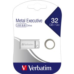 USB 2.0 Stick Metal Executive, Speicher 32 Gbyte, 5, 15mm breit, silber