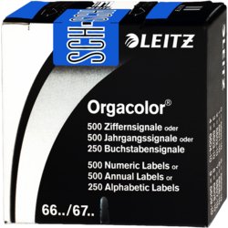 Orgacolor® Buchstabensignal, 30mm breit, 23mm hoch, ablösbar nein, hellbraun