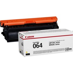 Toner 064, für i-SENSYS LBP 722 Ddw; MF 832 Cdw, 5000, Deckung 5%, gelb