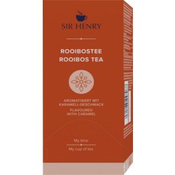 Tee Sir Henry, Rooibos Karamell, Packung mit 25