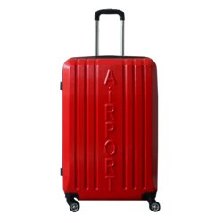 Reisetrolley Airport XL, ABS, Hartschalen-Reisetrolley, 490mm breit, Red