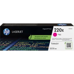 HP Toner 220X, 5500, Deckung 5%, magenta