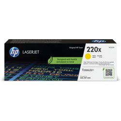 HP Toner 220X, 5500, Deckung 5%, gelb