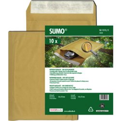 Papierpolstertasche SUMO®, 26.9g, Fenster nein, HK, natron braun