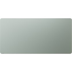 Glasboard RC matt, Ecken abgerundet, Tafelbreite 200cm, sage green