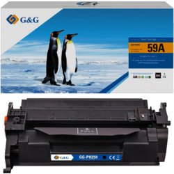 Toner kompatibel zu HP 59A, 3000, Kompatibel mit Original 59A/CF259A, schwarz