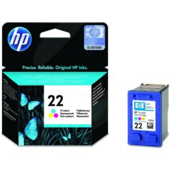 HP Inkjetpatrone 21/22, Inhalt 5ml, cyan, magenta, gelb