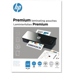 HP Premium Laminierfolie, für Format A4, Folienstärke 125µm, transparent