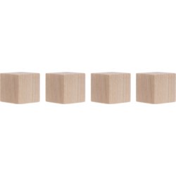 Design Magnet Wood Series, Cube, magnetoplan®