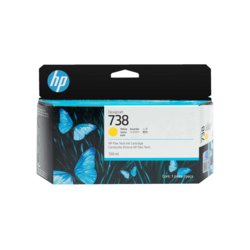 HP Inkjetpatrone 738, Inhalt 130ml, gelb