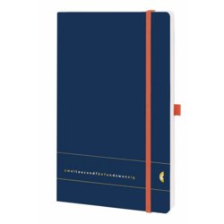 Chronobook Origins Edition, Softcover, für Format A5, 2025, Deep Ocean Blue