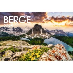 Fotokalender Berge 2025, Kalendarium 1 Monat/1 Seite, 13 Blatt, 580mm breit