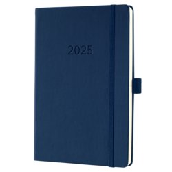 Wochenkalender Conceptum A5 2025, Hardcover, Wochenzählung ja, dunkelblau