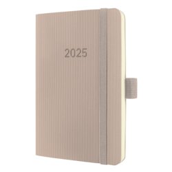 Wochenkalender Conceptum 2025, Softcover, Kalendarium 1 Woche/2 Seiten, taupe