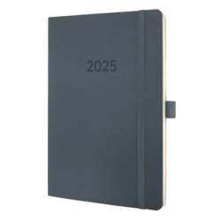 Wochenkalender Conceptum 2025, Softcover, für Format A5, dunkelgrau