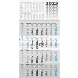 Viermonatskalender UWS, 4 sichtbare Monatsblöcke, 300mm breit, 590mm hoch