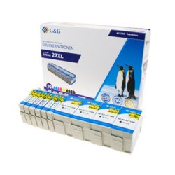 Inkjetpatrone kompatibel zu Epson 27XL Multipack, Refill nein, 11000