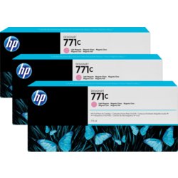 Inkjetpatrone HP 771, Inhalt 775ml, für Designjet Z6200, magenta hell