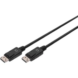 DisplayPort Anschlusskabel 4K UHD, 2m lang, schwarz