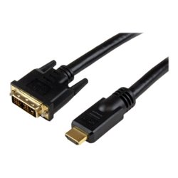 DVI-D auf HDMI Adapterkbel, Adapterkabel, 5m lang, schwarz