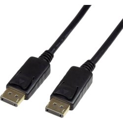 DisplayPort-Kabel Ultra HD 4K, Monitorkabel, 7.5m lang, schwarz