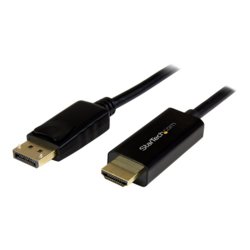 DisplayPort auf HDMI Konverterkabel, Videokabel 4K Unterstützung, schwarz