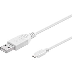 USB 2.0 Hi-Speed Kabel, 3m lang, weiß