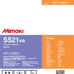 Tinte SPC-0588, Inhalt 2000ml, orange