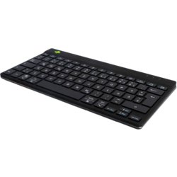 Ergonomische Tastatur R-Go Compact Break, drahtlos, 285mm breit, schwarz