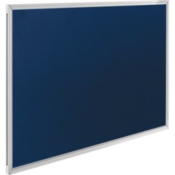 Design-Pinboard Filz, Tafelbreite 90cm, Tafelhöhe 60cm, blau