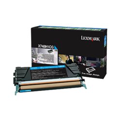 Toner X748, für X748dte, X748de, Deckung 5%, cyan