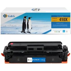 Toner kompatibel zu HP 410X, 5000, cyan