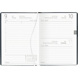 Taschenkalender 610, 2025, 102mm breit, farbig sortiert, Jahreszahl in silber