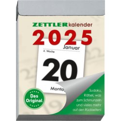 Tagesabreißkalender 302, Kalendarium 1 Tag/1 Blatt, Aufhängeloch nein