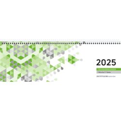 Tischquerkalender 146, Spiralbindung, 60 Seiten, grün, Jahreszahl schwarz