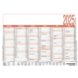 Tafelkalender 900, Kalendarium 6 Monate/1 Seite, A6, Arbeitstagezählung ja