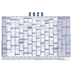 Plakatkalender 918 - 16 Monate, Kalendarium 16 Monate/1 Seite, 1000mm breit