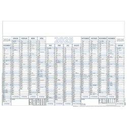 Plakatkalender 915, Kalendarium 14 Monate/1 Seite, feucht abwischbar nein