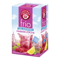 Teekanne frio, Inhalt 45g, Himbeere Zitrone, Packung mit 18 Stück