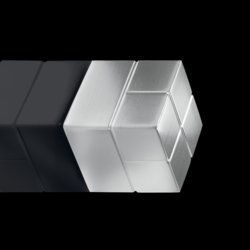 SuperDym-Magnet C5 "Super-Strong", Cube-Design, sigel