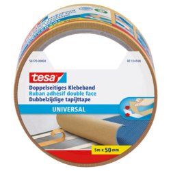 Doppelseitiges Klebeband universal, für Fußbodenheizung ja, 50mm breit