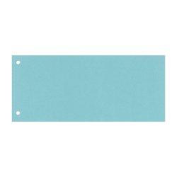 Trennstreifen, Lochung 8cm, 240mm breit, 105mm hoch, pastellblau