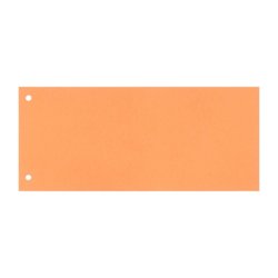 Trennstreifen, Lochung 8cm, 240mm breit, 105mm hoch, pastellorange