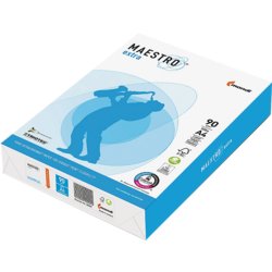 Kopierpapier MAESTRO Extra, A4, Packung mit 500 Blatt, 90g/m², hochweiß