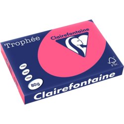 Kopierpapier Trophée farbig, A3, Packung mit 500 Blatt, 80g/m², eosin