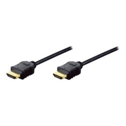 High Speed HDMI?-Kabel 1.4 mit Ethernet, High Speed HDMI-Kabel, schwarz