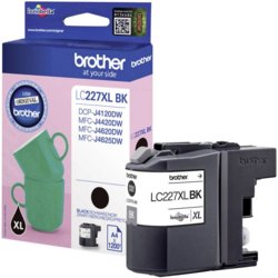 Inkjetpatrone für Brother, Kompatibel mit Original LC-227XLBK, 1545, schwarz