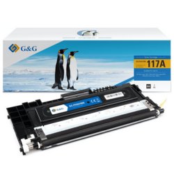 Toner kompatibel zu HP 117A, 1000, Kompatibel mit Original W2070A, schwarz